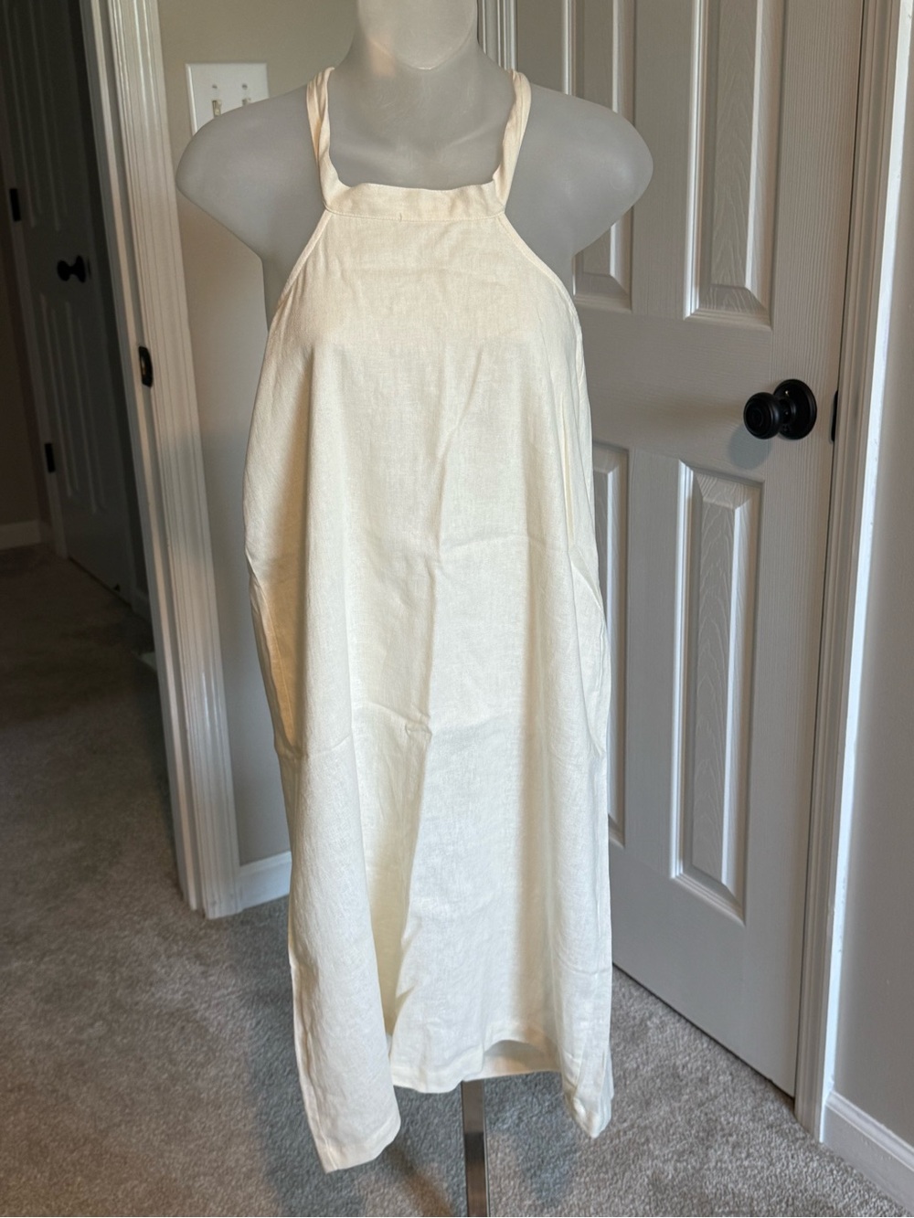 WeWoreWhat Ivory Halter Dress